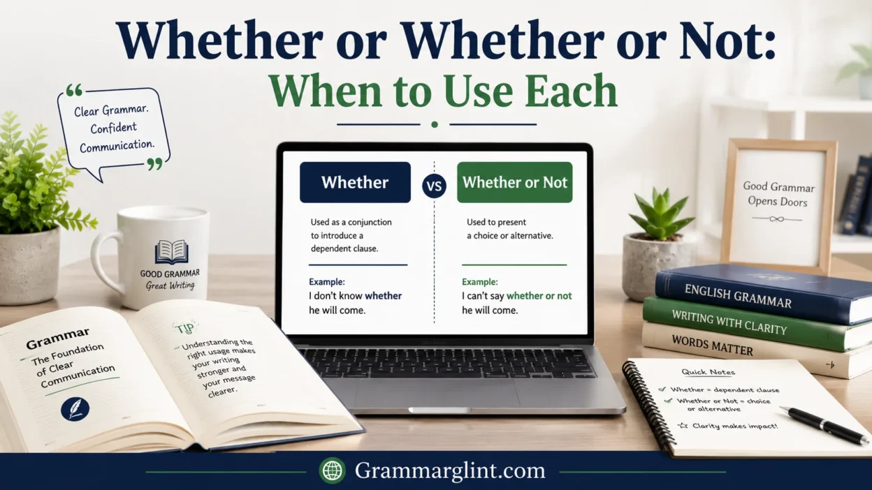 “Whether” or “Whether or Not”