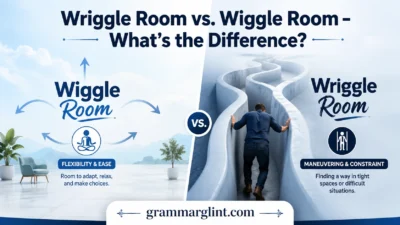 Wriggle Room vs. Wiggle Room