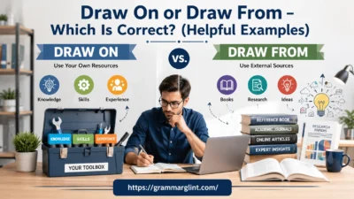Draw On or Draw From