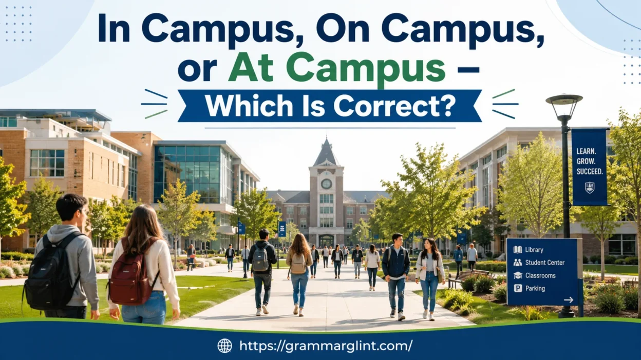 In Campus, On Campus, or At Campus
