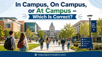 In Campus, On Campus, or At Campus