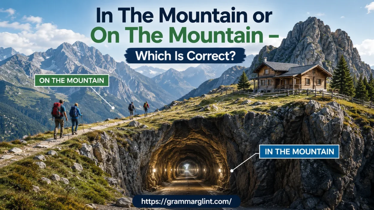 In The Mountain or On The Mountain