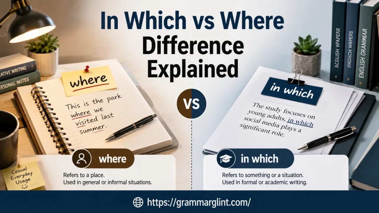 “In Which vs Where”