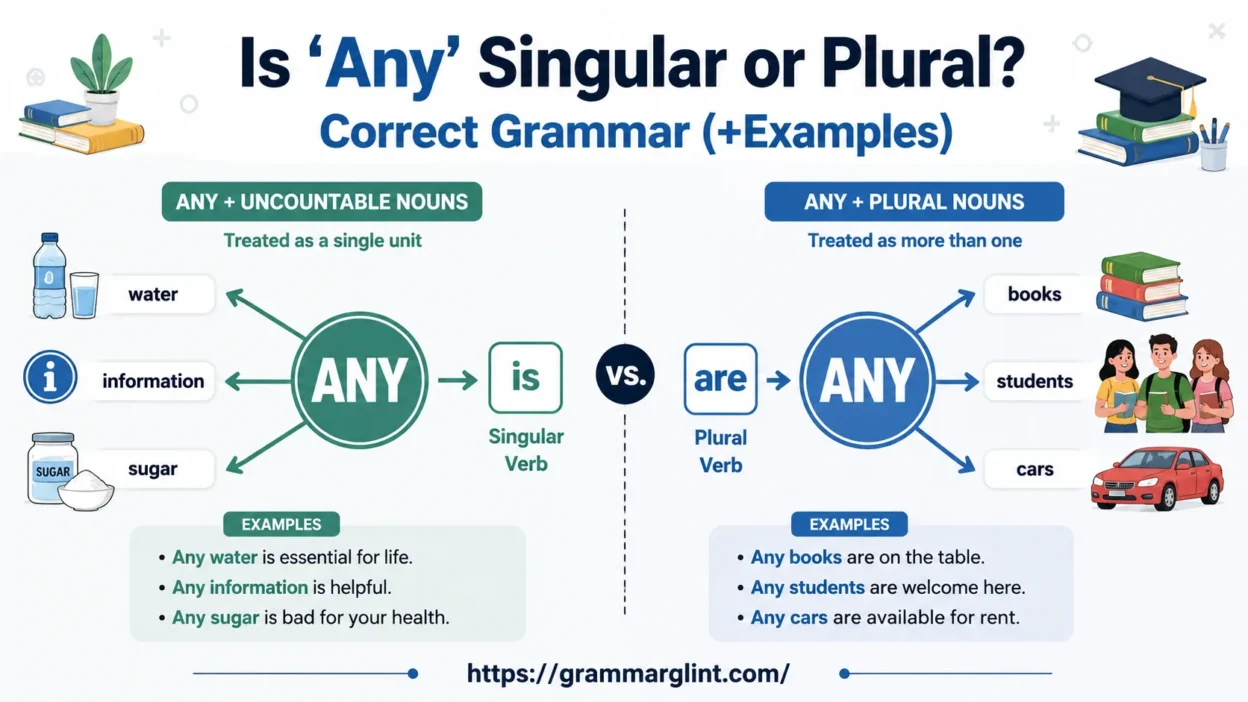 Is “Any” Singular or Plural?