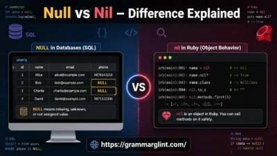 Null vs Nil