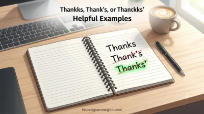 Thanks, Thank’s, or Thanks’