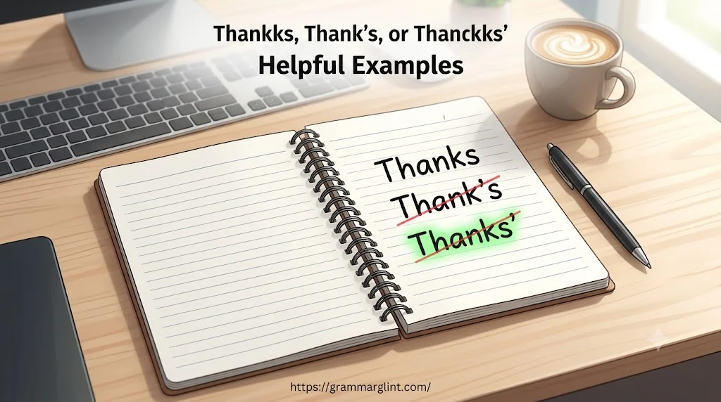 Thanks, Thank’s, or Thanks’