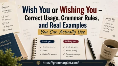 Wish You or Wishing You