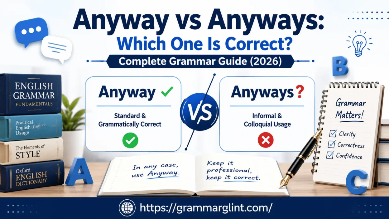 Anyway vs Anyways