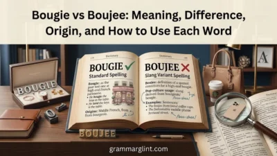 Bougie vs Boujee
