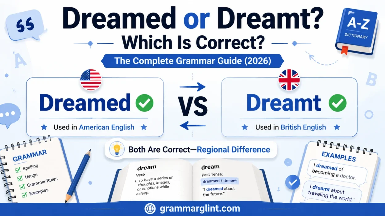 Dreamed or Dreamt