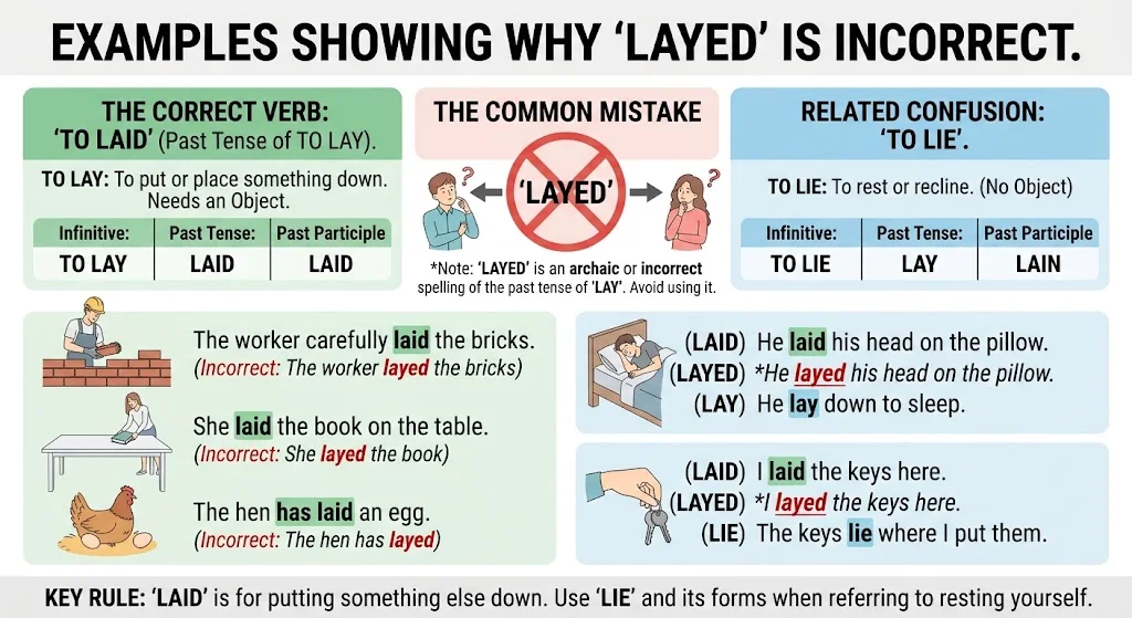 Examples Showing Why Layed Is Incorrect