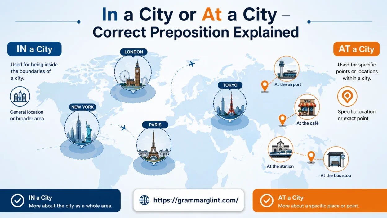 In a City or At a City