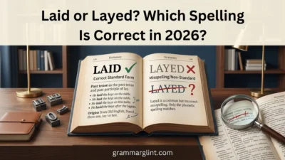 Laid or Layed