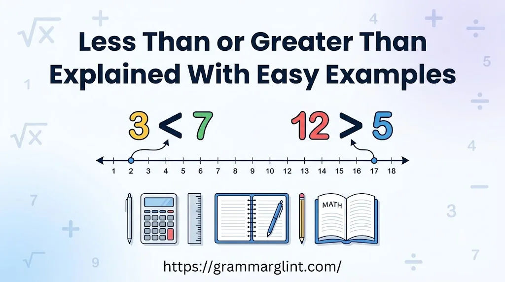 Less Than or Greater Than