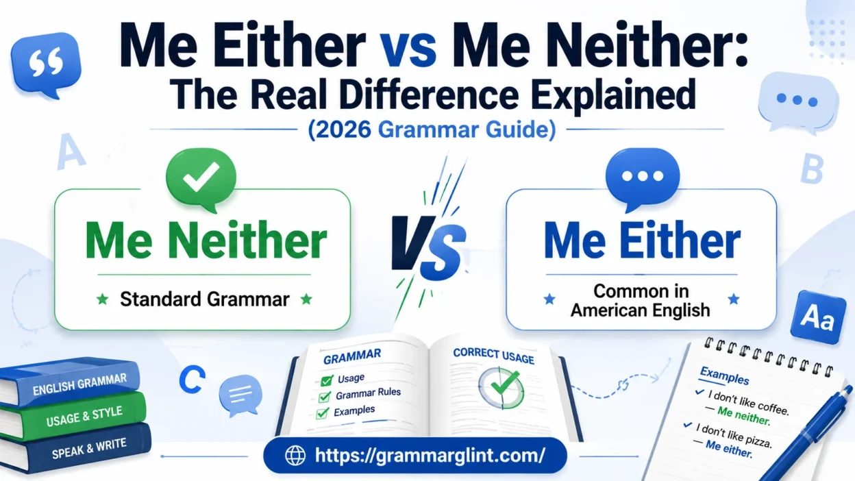 Me Either vs Me Neither