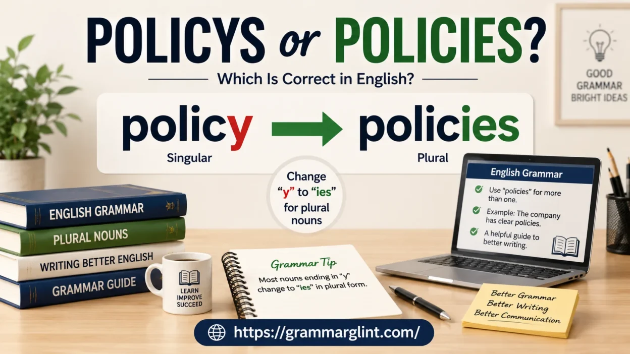 Policys or Policies