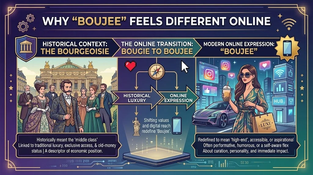 Why Boujee Feels Different Online